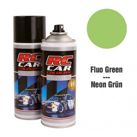 Vernice spray fluo green