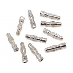 connettore universale argento 4mm
