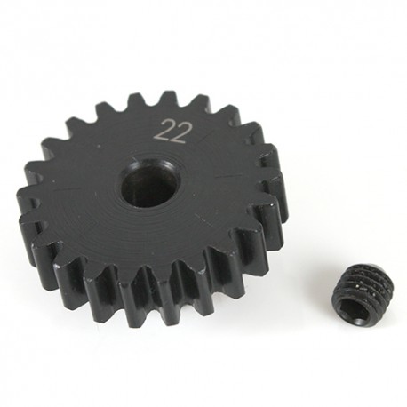 K-Factory pignone 22T M1 Foro 5mm in acciaio per elettrico.