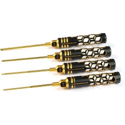 Set Cacciaviti Esagonali 1,5-2-2,5-3 ARROWMAX BILK GOLDEN