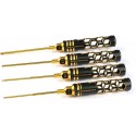 Set Cacciaviti Esagonali 1,5-2-2,5-3 ARROWMAX BILK GOLDEN