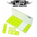 Yeah Racing Contenitore multi funzione 179x80x20mm con scomparti per minuterie