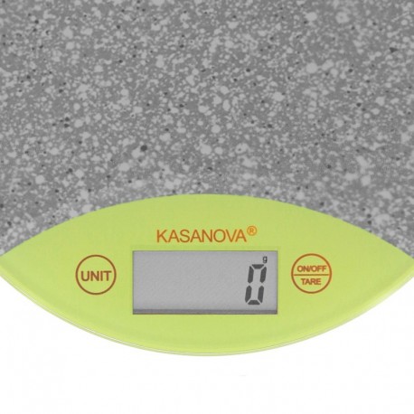 Bilancia Elettronica con Display LCD e superficie in Vetro Temperato