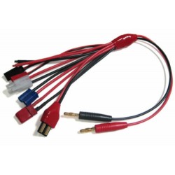 Etronix Kit Multi-Cavo per Carica Batteria DEANS / FUTABA / J ST / TAMI YA / EC3 -