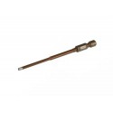 Inserto Esagonale 2.5 x 80 mm per avvitatore 12 v