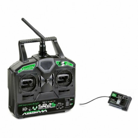 Radio a 2 canali ABSIMA "SR2S" 2,4 GHz incl. Ricevitore