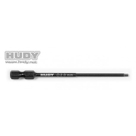 Inserto Hudy Esagonale 2 x 80 mm per avvitatore 12 v