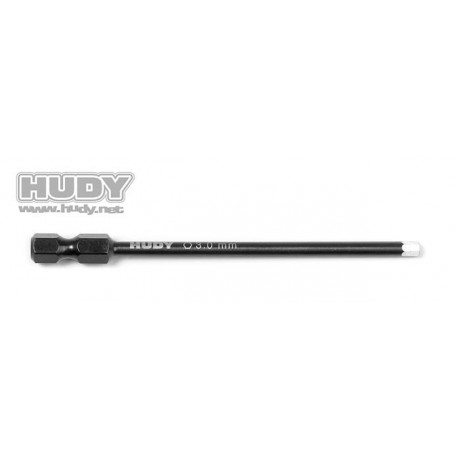 Inserto Hudy Esagonale 3 x 80 mm per avvitatore 12 v Professionale