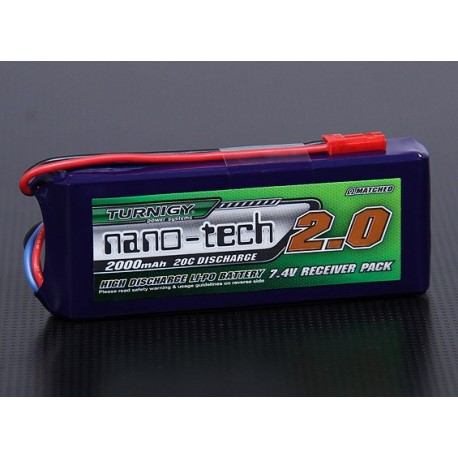 Batteria Lipo 2000mAh 2S1P 20 ~ 40C ricevitore