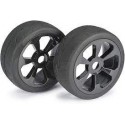 Set ruote Buggy 1-8"6 RAZZE" nero  (2 pezzi)
