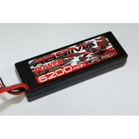 Absima Power Tank LiPo 6200mAh 60C 7.4V Hardcase
