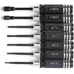 Set Cacciaviti neri 7 Pezzi