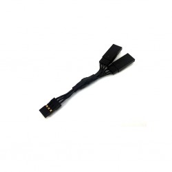 Connettore a Y Sanwa corto NERO