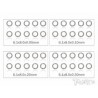 Rasamenti T-WORK'S 6 mm (0,05, 0,1, 0,2, 0,3 mm 10 pezzi)