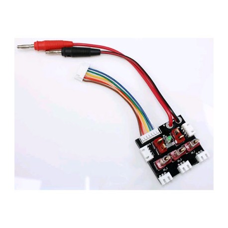 EV-Multi adattatore x carica contemporanea di  batterie 3x2S-2x3S
