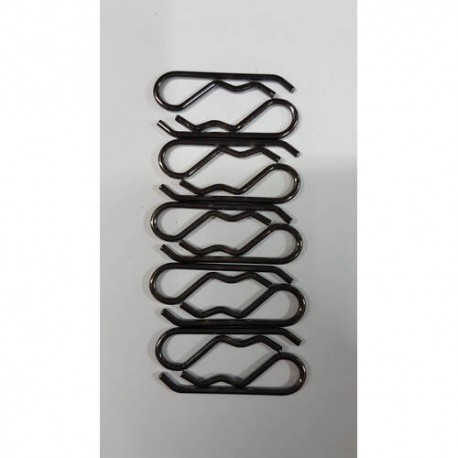 Clip Carrozzeria grande fumo (10 pezzi)