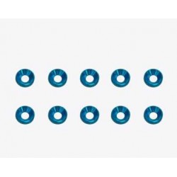 Rondella Conica Alluminio 4MM BLU (10)