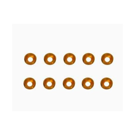 Rondella Conica Alluminio 3MM ORO (10)