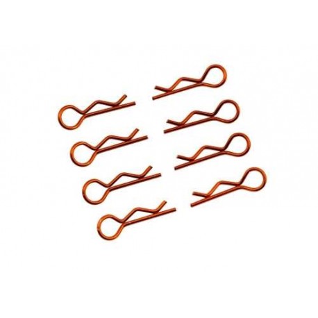 Clip Carrozzeria Ultimate RC Orange (8 pezzi) 1:10