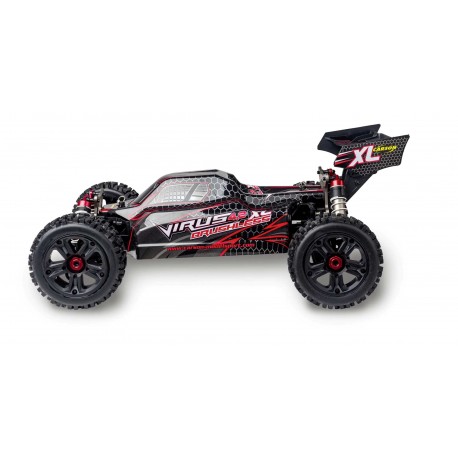 Buggy CARSON 1:8 Virus 4.2 XL 100% RTR nero/rosso