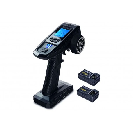 Radio Carson RC Reflex Wheel Pro 4 2.4GHz LCD  2 x RX