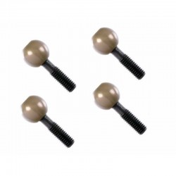 Bulloni Sfera Mugen 13,9 mm in alluminio (4 Pezzi)