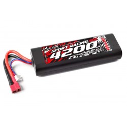 Batteria Team Corally  50C - 4200Mah - 2S - 7,4V - Connettore T