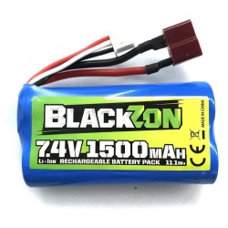 Batteria BLACKZON (litio 7,4 V, 1500 mAh) DEANS