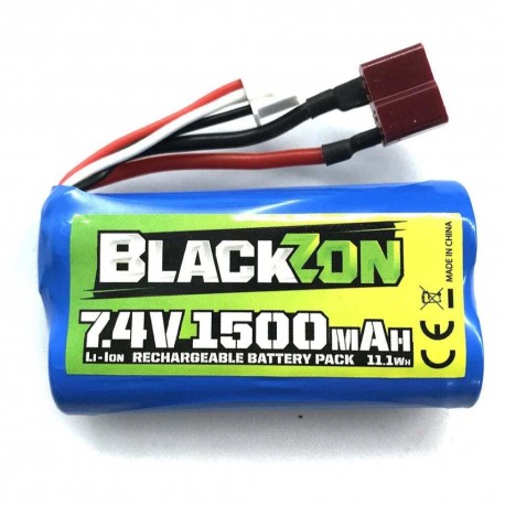 Batteria BLACKZON (litio 7,4 V, 1500 mAh) DEANS