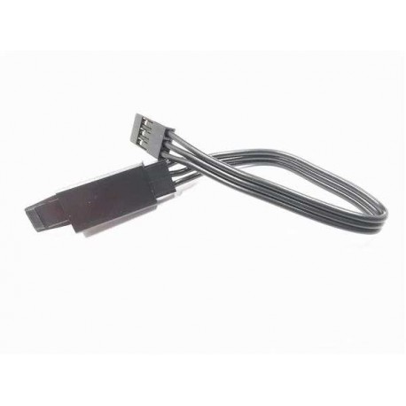 Cavo Ricevente con Dentino attacco Batteria 100 mm